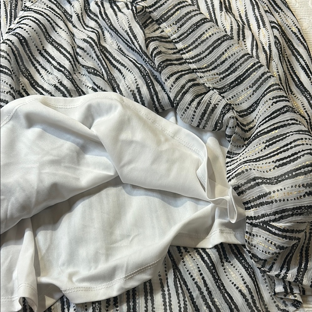 Torrid Black and White Striped Midi Dress - Picture 10 of 10